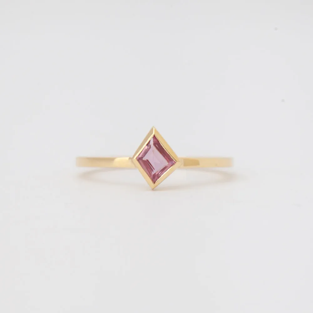 0.50 ct Pink Sapphire Mosaic Stack Ring