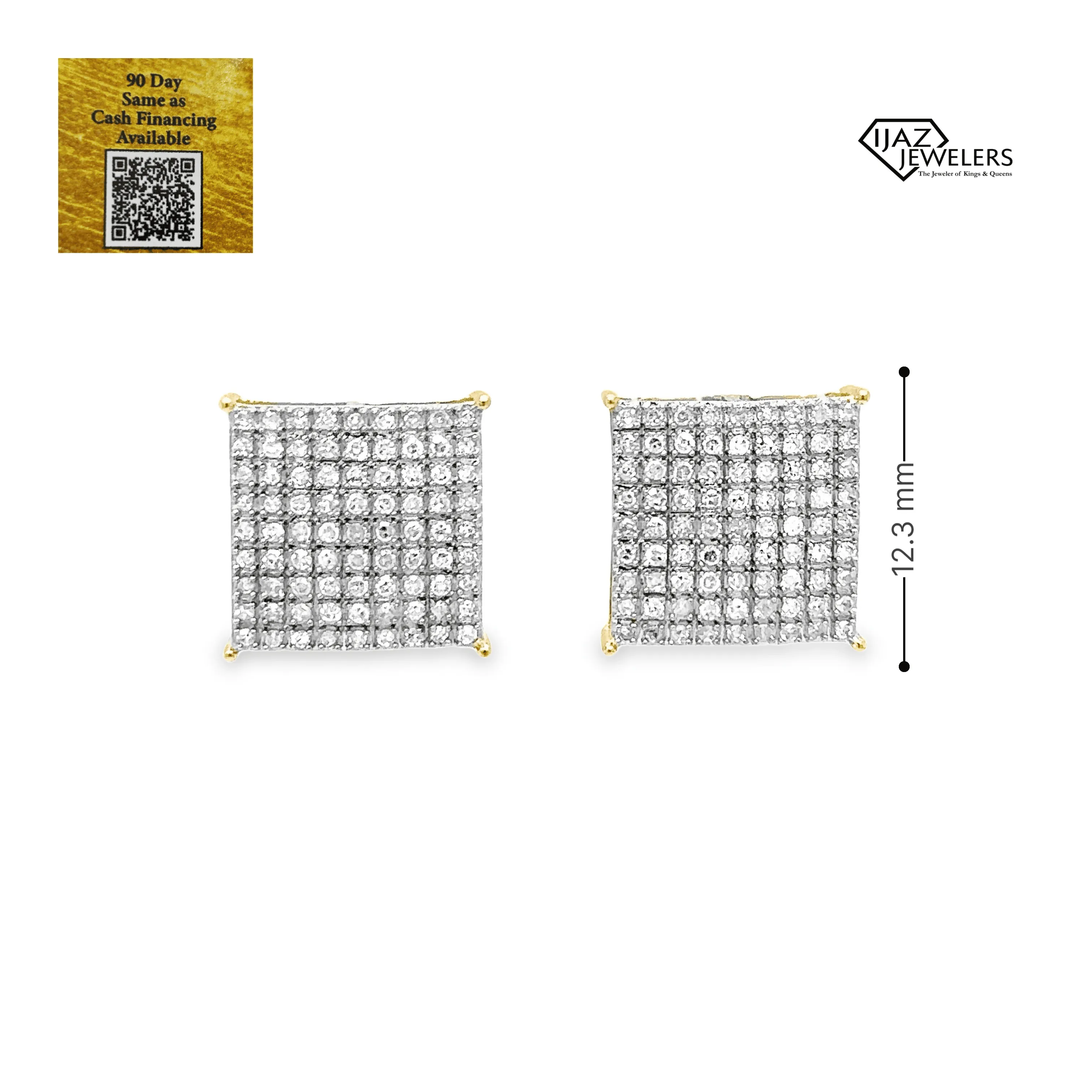 10K Gold 0.64 CTW Diamond Earrings