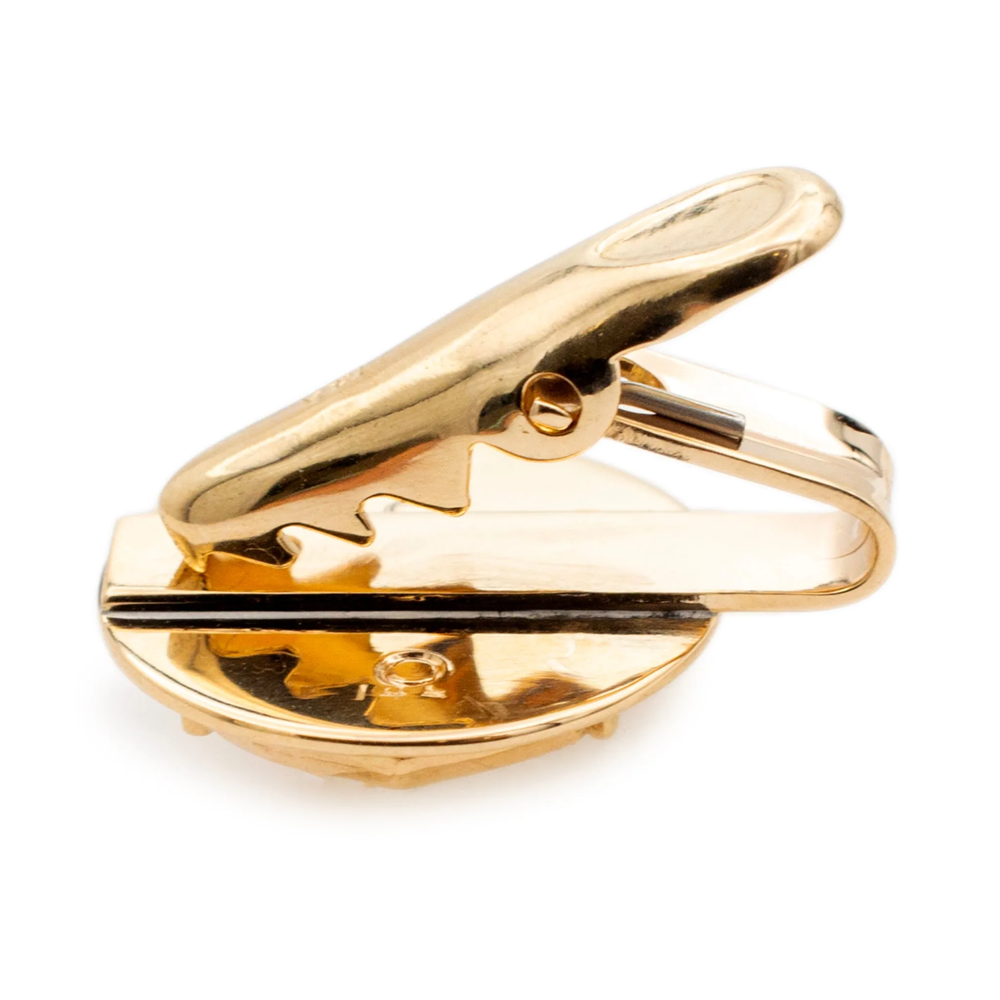 14K Yellow Gold Anchor Clip