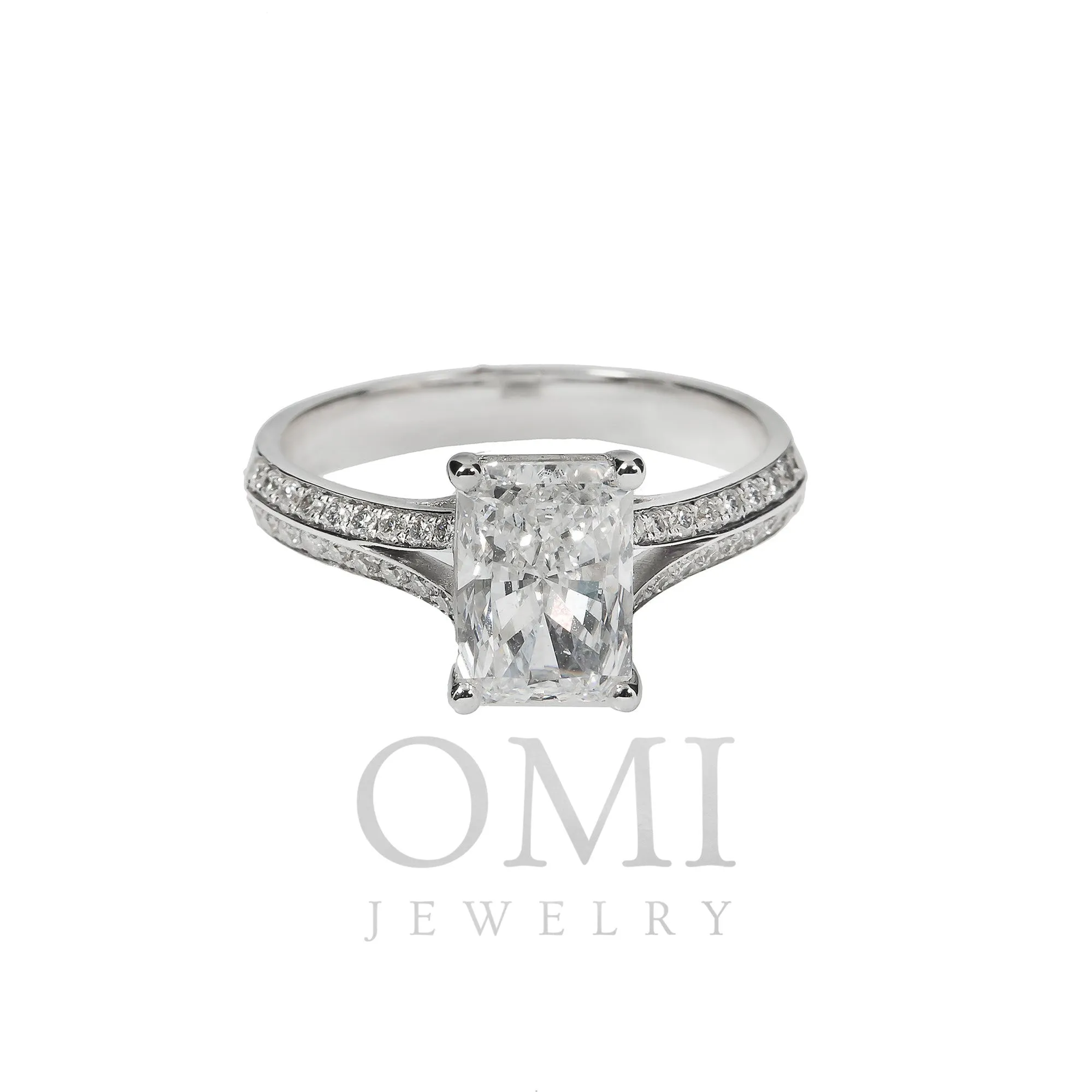 18K GOLD LAB DIAMOND RING 2.37 CTW