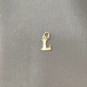 22k / 916 Gold Alphabet Pendant V3