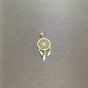 22k / 916 Gold Dream Catcher Pendant / Charm