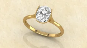 2.55CT Dainty Cushion Cut Engagement Ring