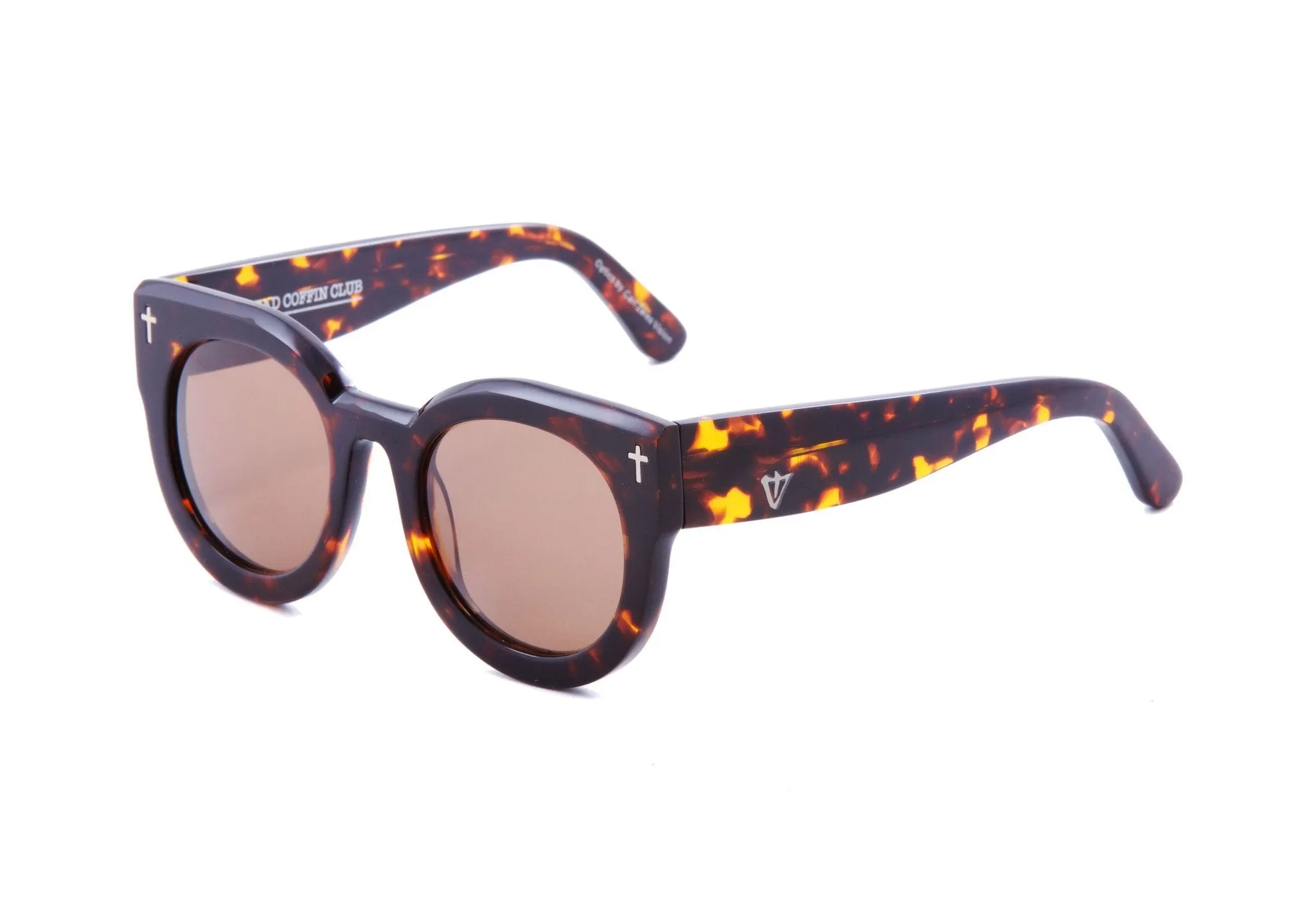 A Dead Coffin Club | Sunglasses - Dark Tort / Brown Lens