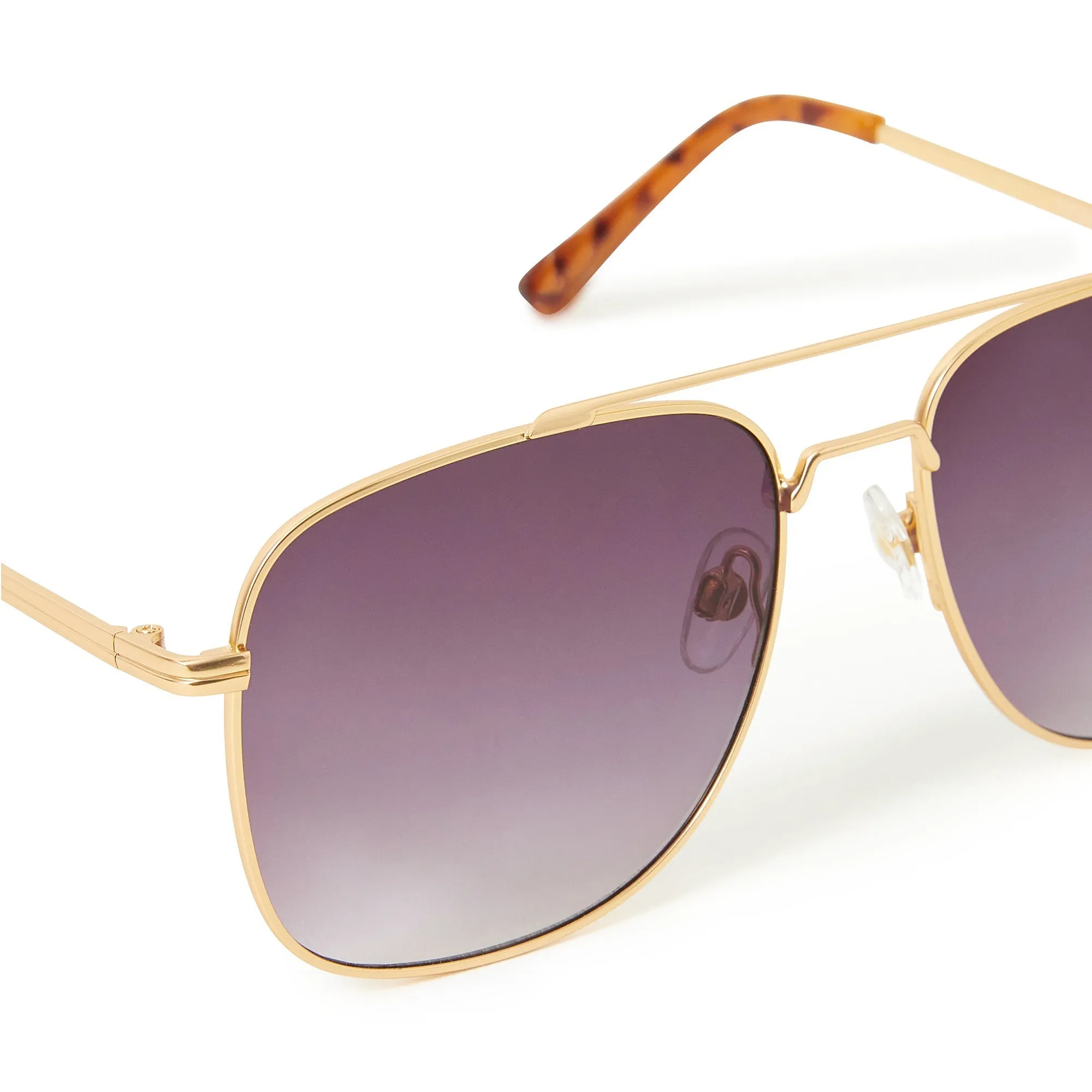 Accessorize London Women's Retro Aviator Sunglasses