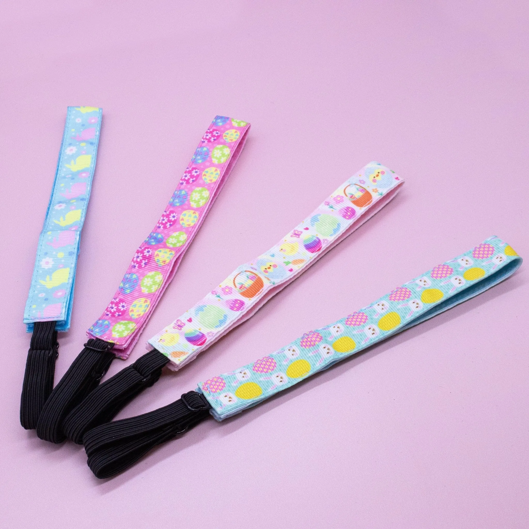 Adjustable No Slip Easter Headbands - 4 Pack