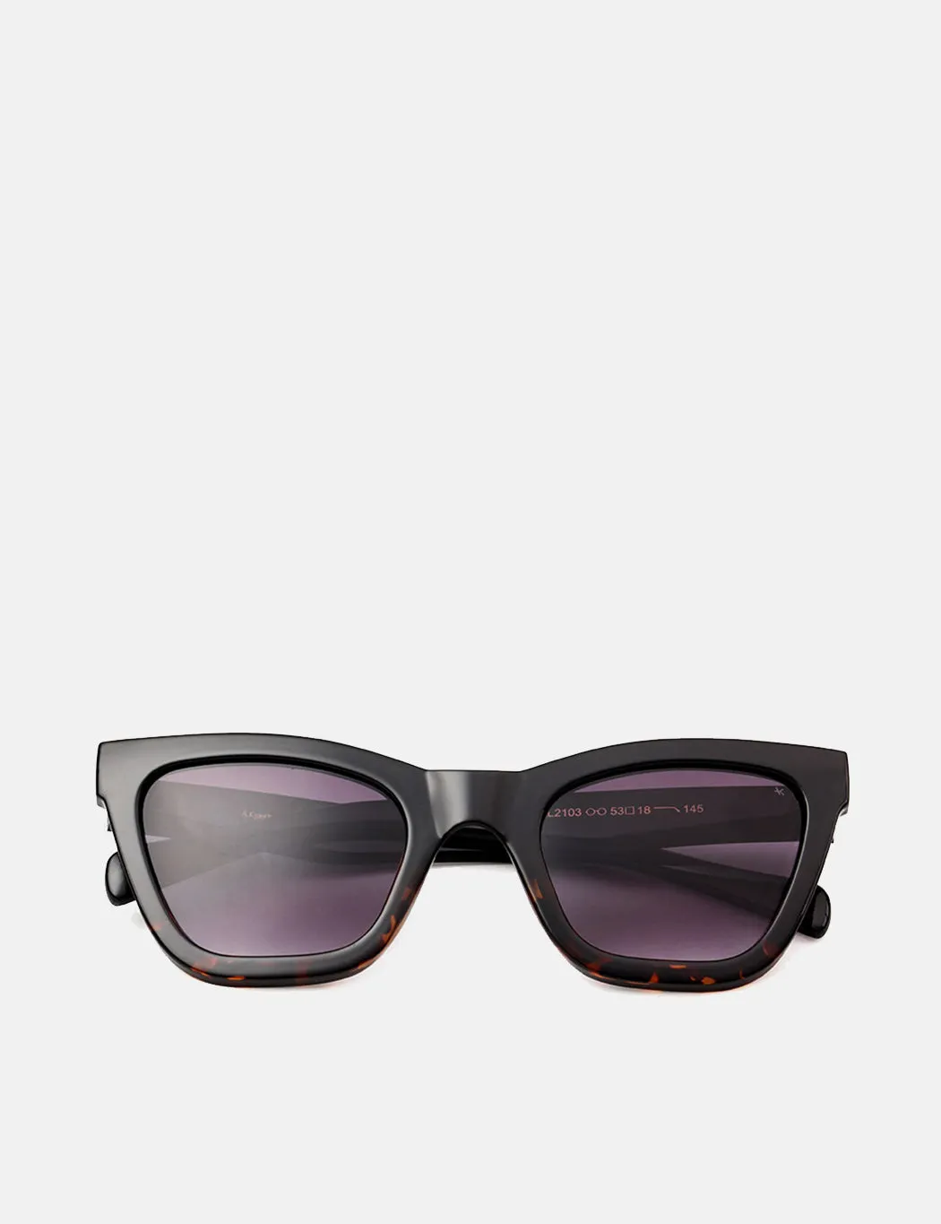 A.Kjaerbede Big Kanye Sunglasses - Black/Demi Tortoise