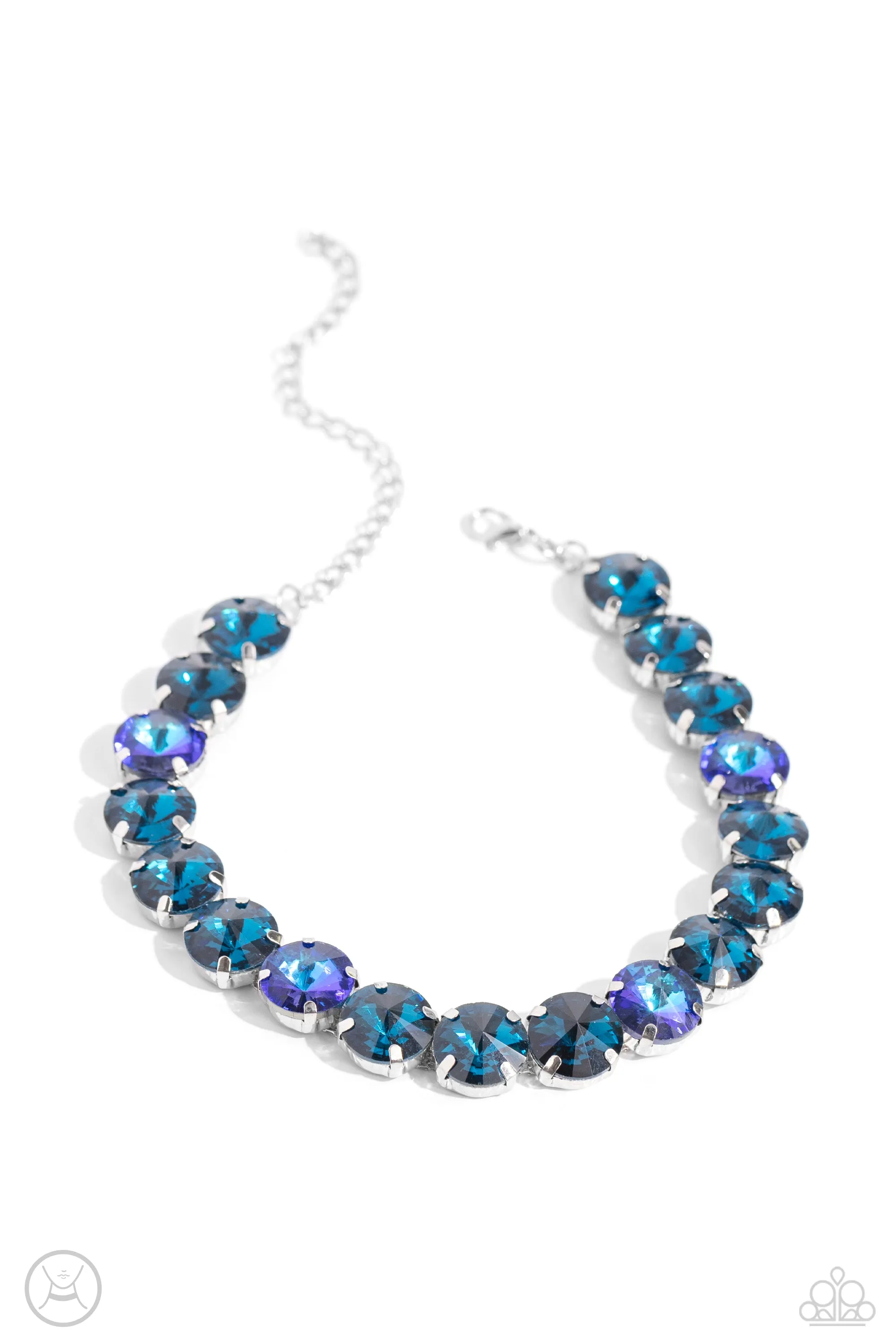 Alluring A-Lister Blue-Necklace