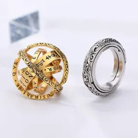 Armillary Astrological Sphere Ring