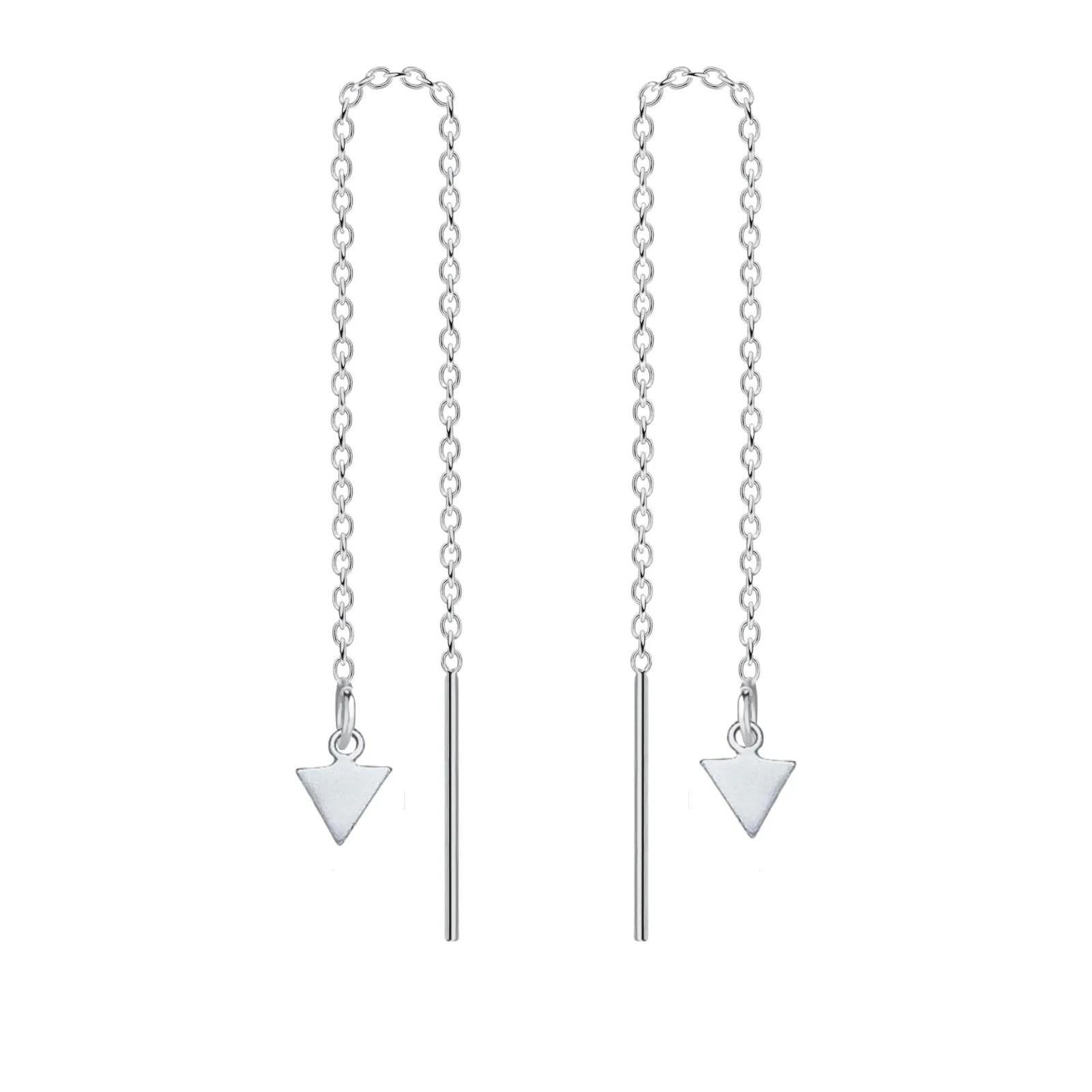 Arrow Threader Chain Earrings