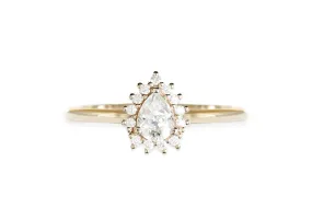 Aura Halo Lab Diamond Ring