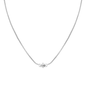 AVERIE PENDANT NECKLACE SILVER