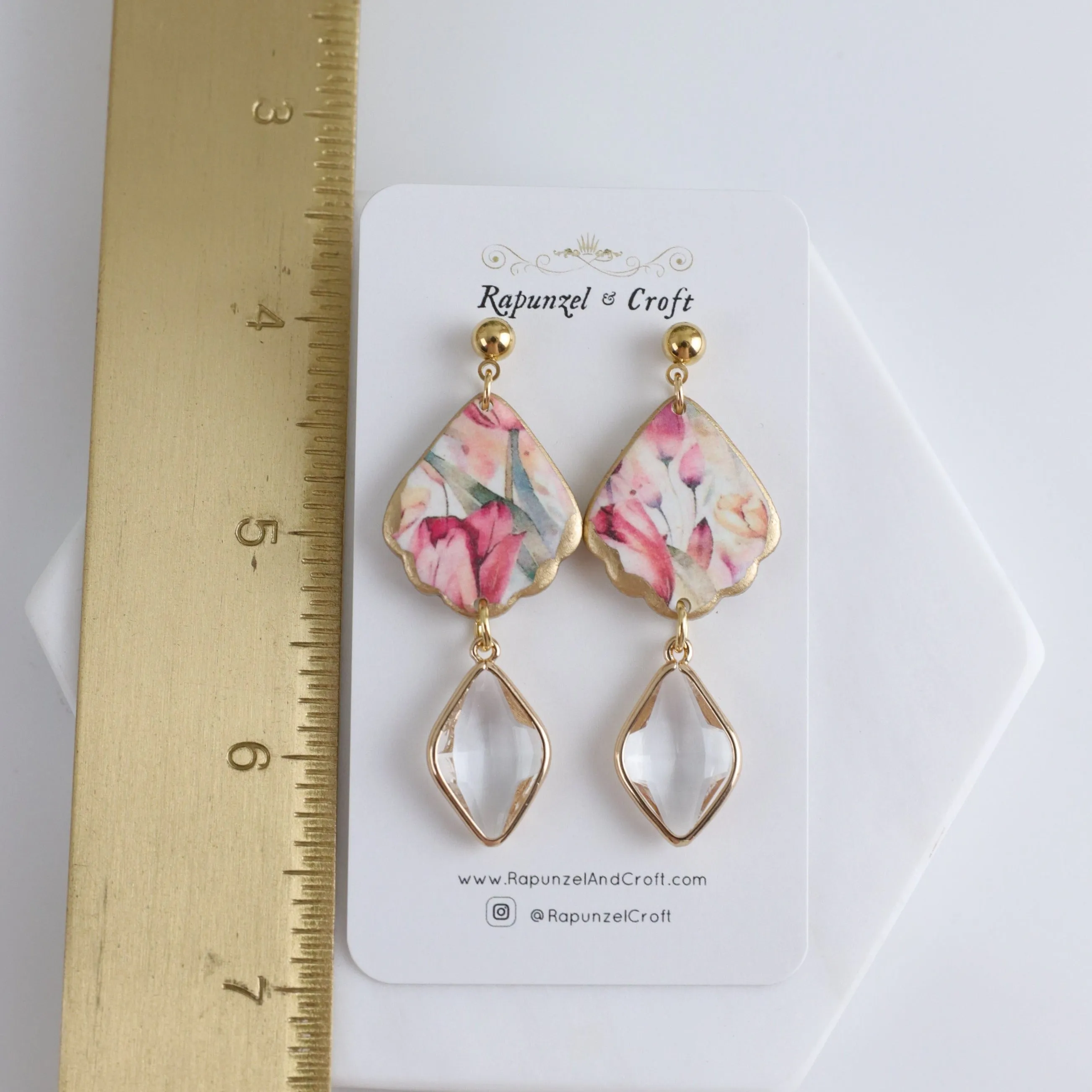 AYLIA Floral Crystal earrings