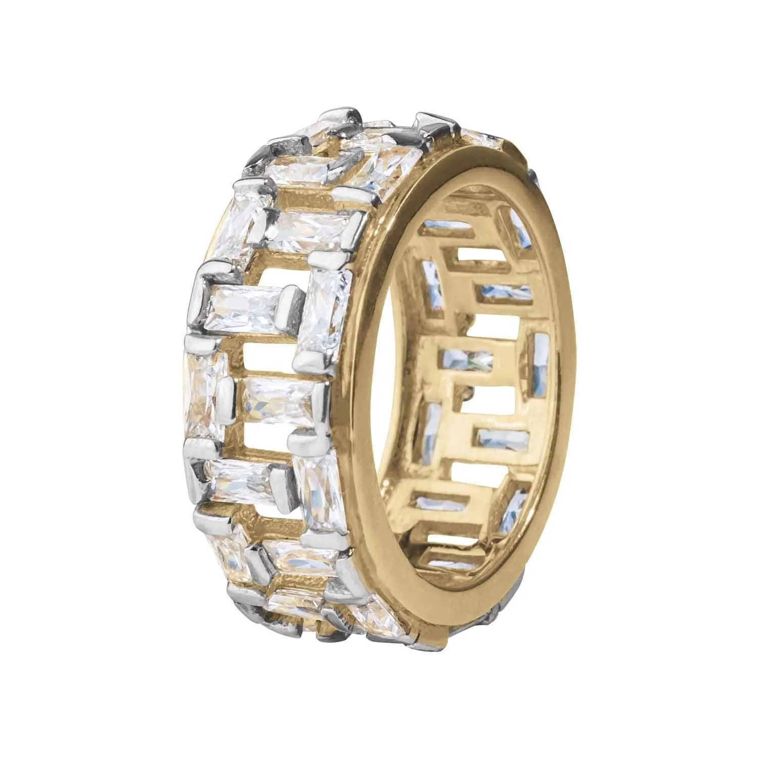 Bamboo Bay Gold Eternity Ring