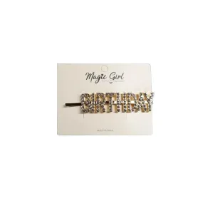 BIRTHDAY | Rhinestone Hair Pin Gold