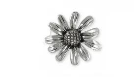 Black Eye Susan Ring Jewelry Sterling Silver Handmade Flower Ring BES2-R