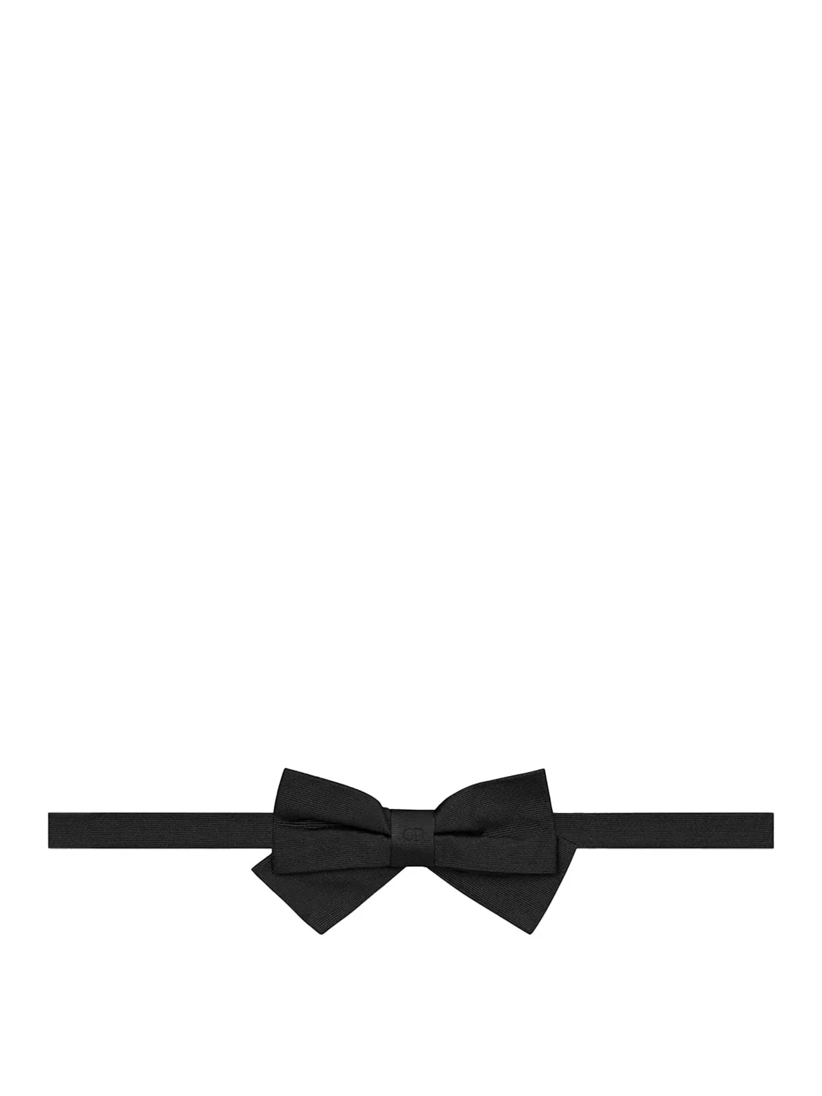 BLACK SILK BOW TIE