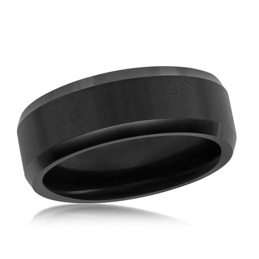 Black Tungsten Ring