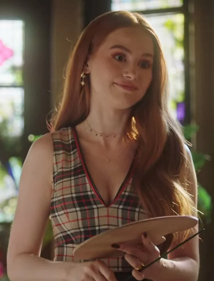 Blossom Red Gold Choker * As Seen On Riverdale *