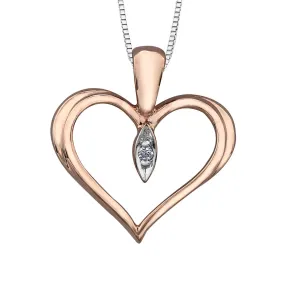 Blushing Heart Pendant