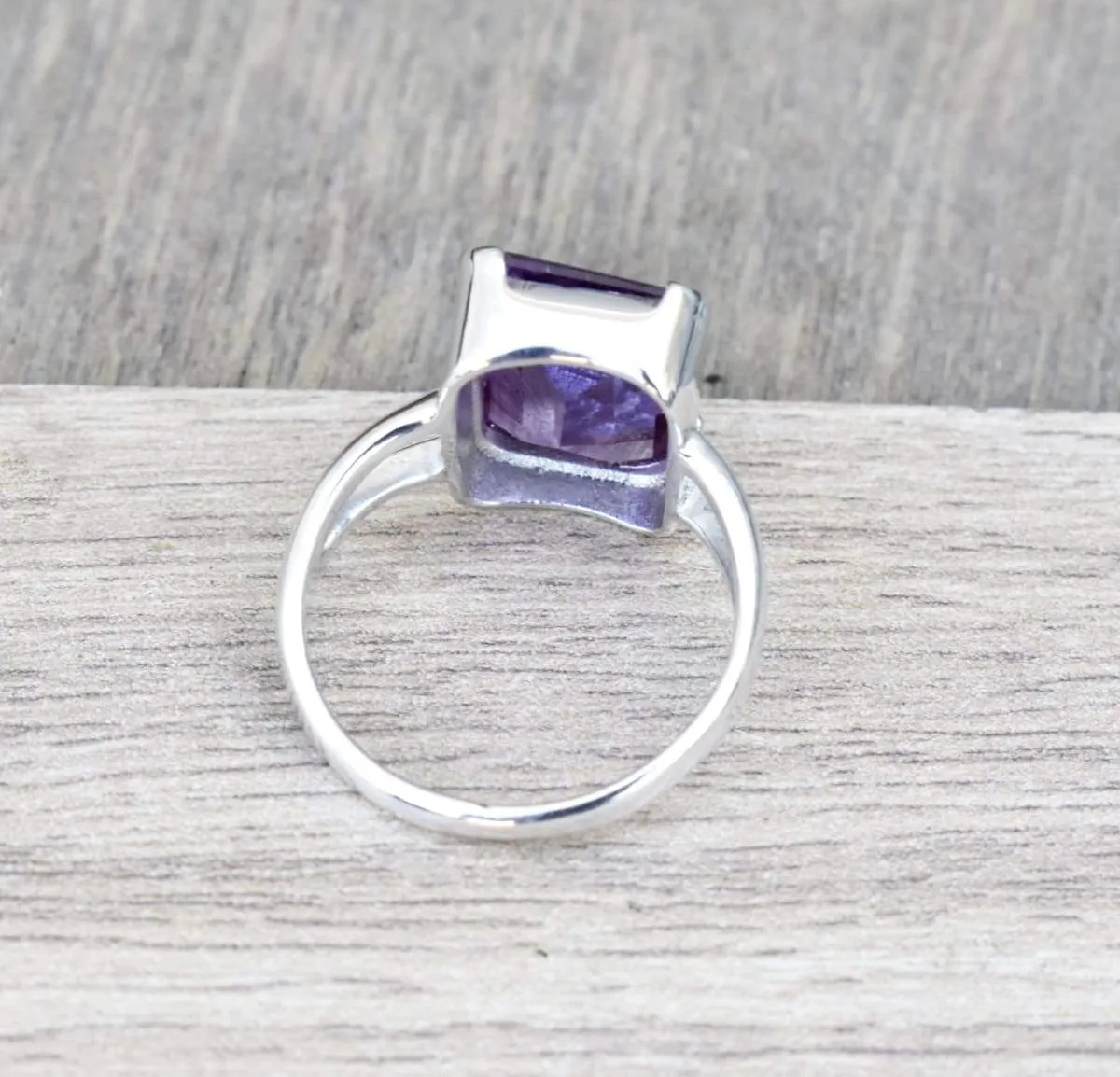 Boho Alexandrite Solid 925 Sterling Silver Ring, Handmade Jewelry, Wedding, Anniversary Gift