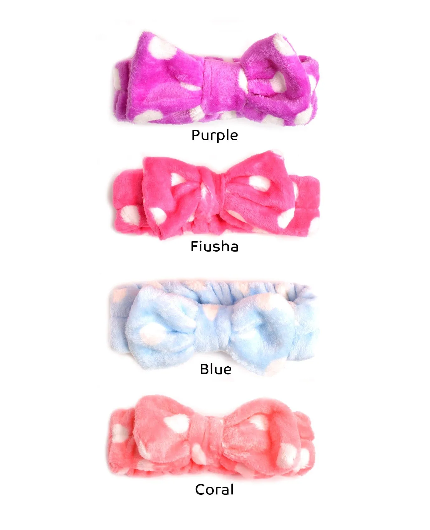 Bow Dot Makeup Headband