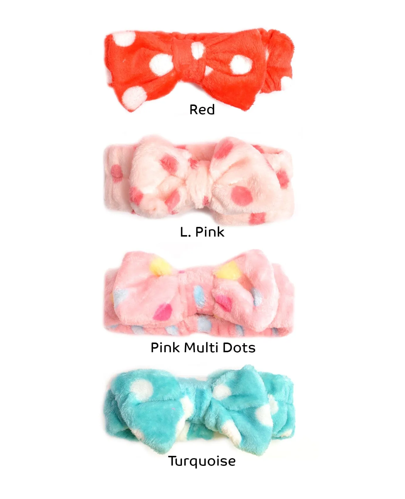 Bow Dot Makeup Headband