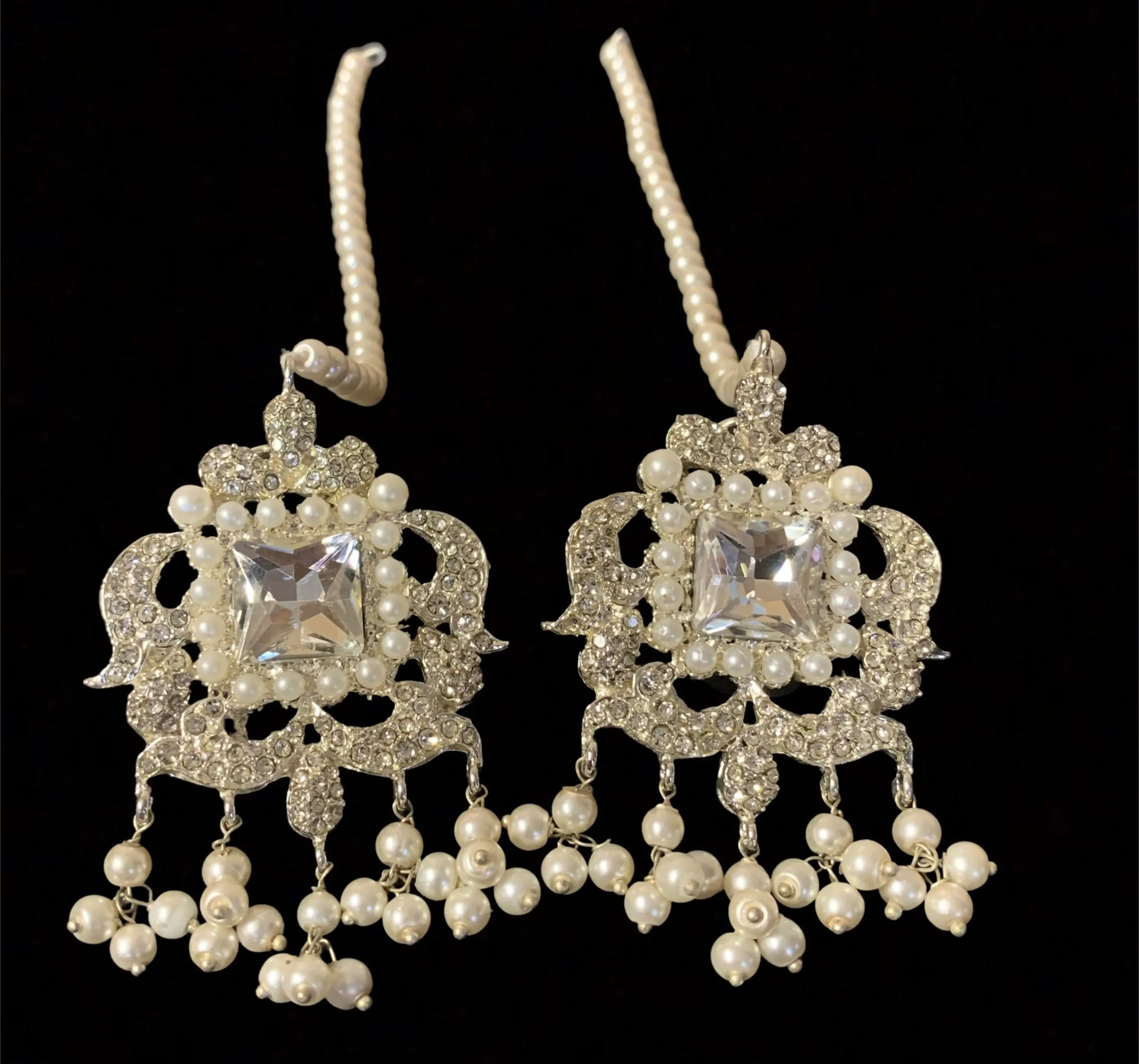 BR45 Anisa bridal set in silver plating  ( READY TO SHIP)