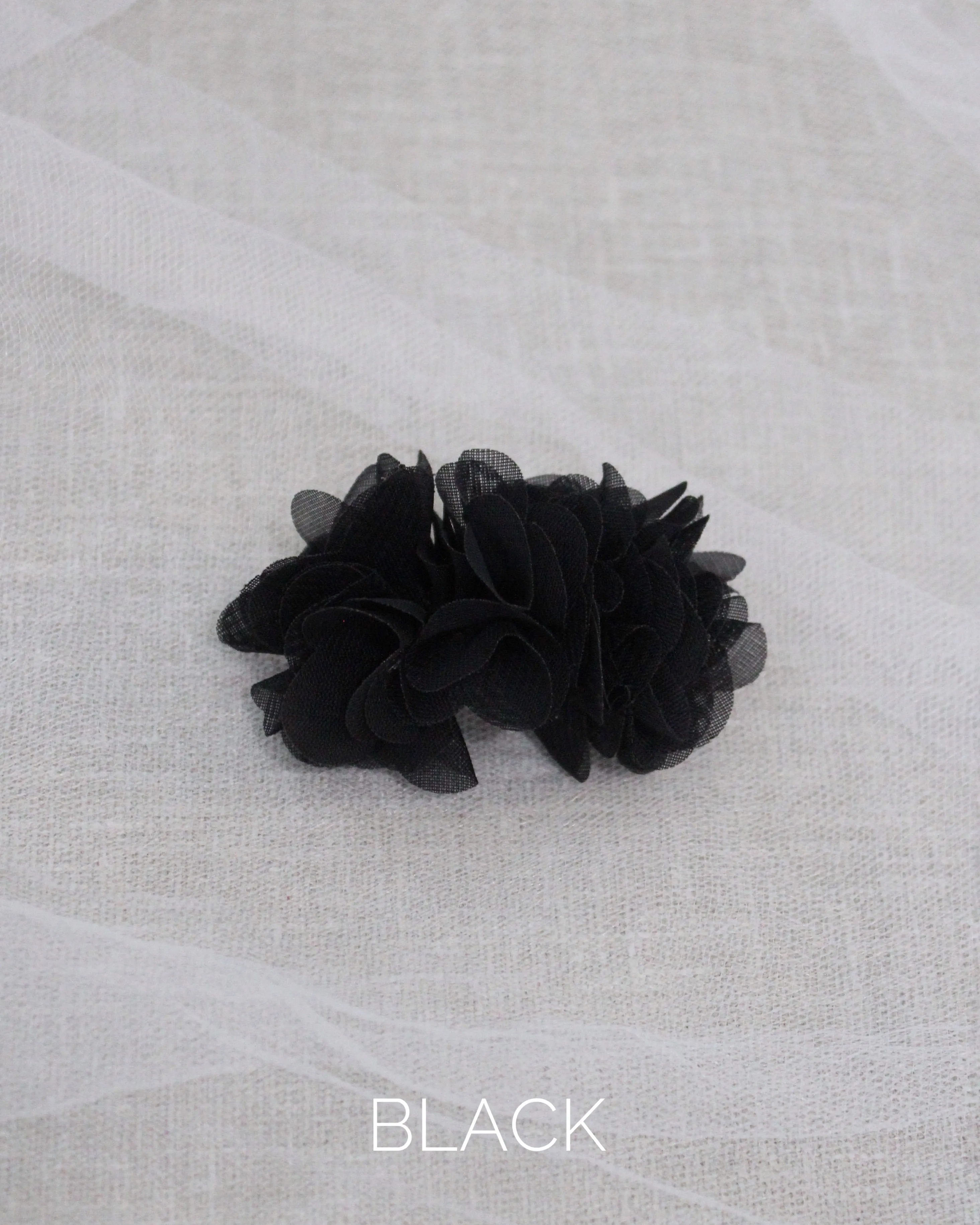 Chiffon Flower Hair Clip or Barrette for Girls