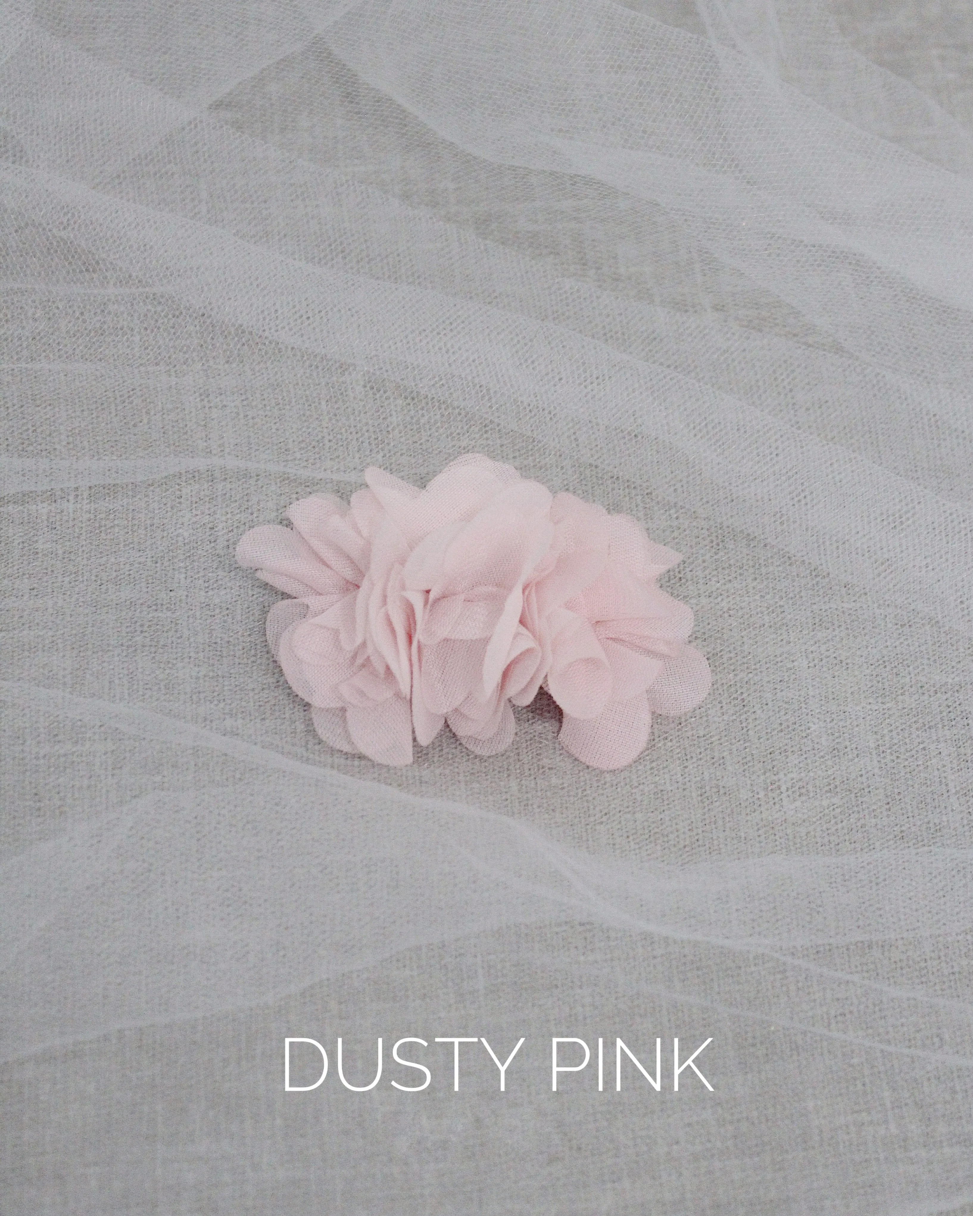 Chiffon Flower Hair Clip or Barrette for Girls