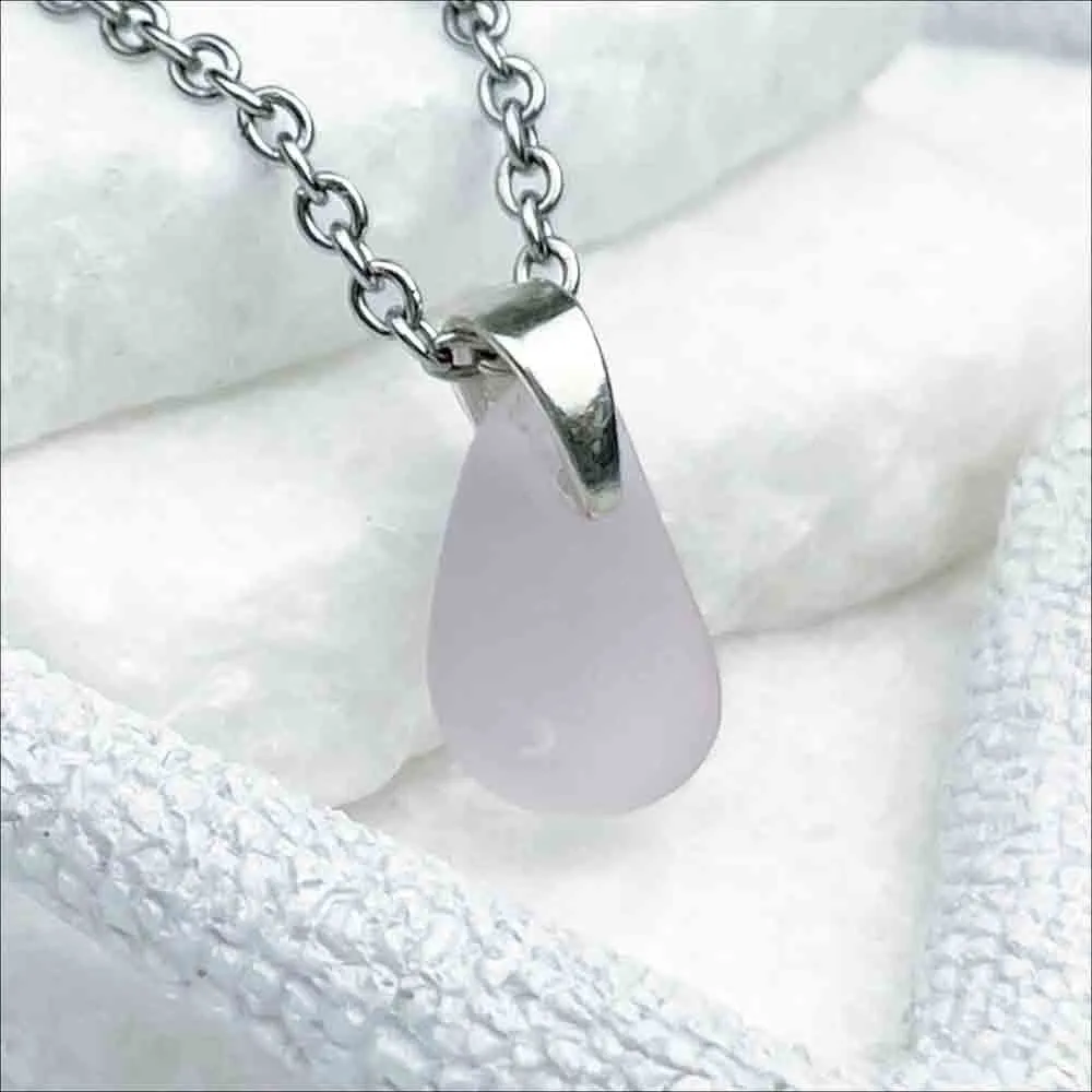 Classic Sun Purple Sea Glass Pendant | 5232