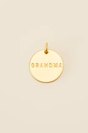 Cove .59 Inch Name Disk - Grandma