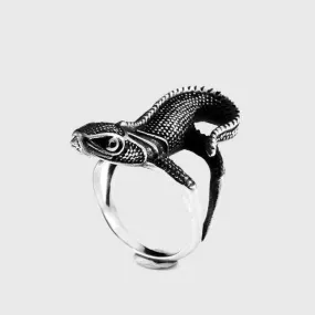 Crawling Lizard Ring