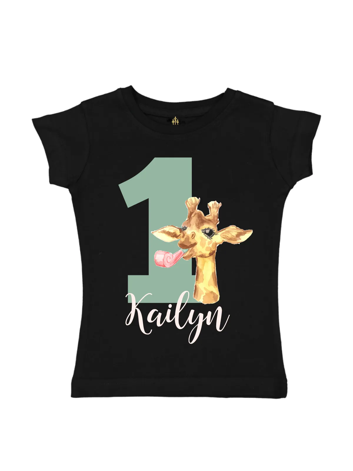 Cute Giraffe Birthday Tutu Outfit