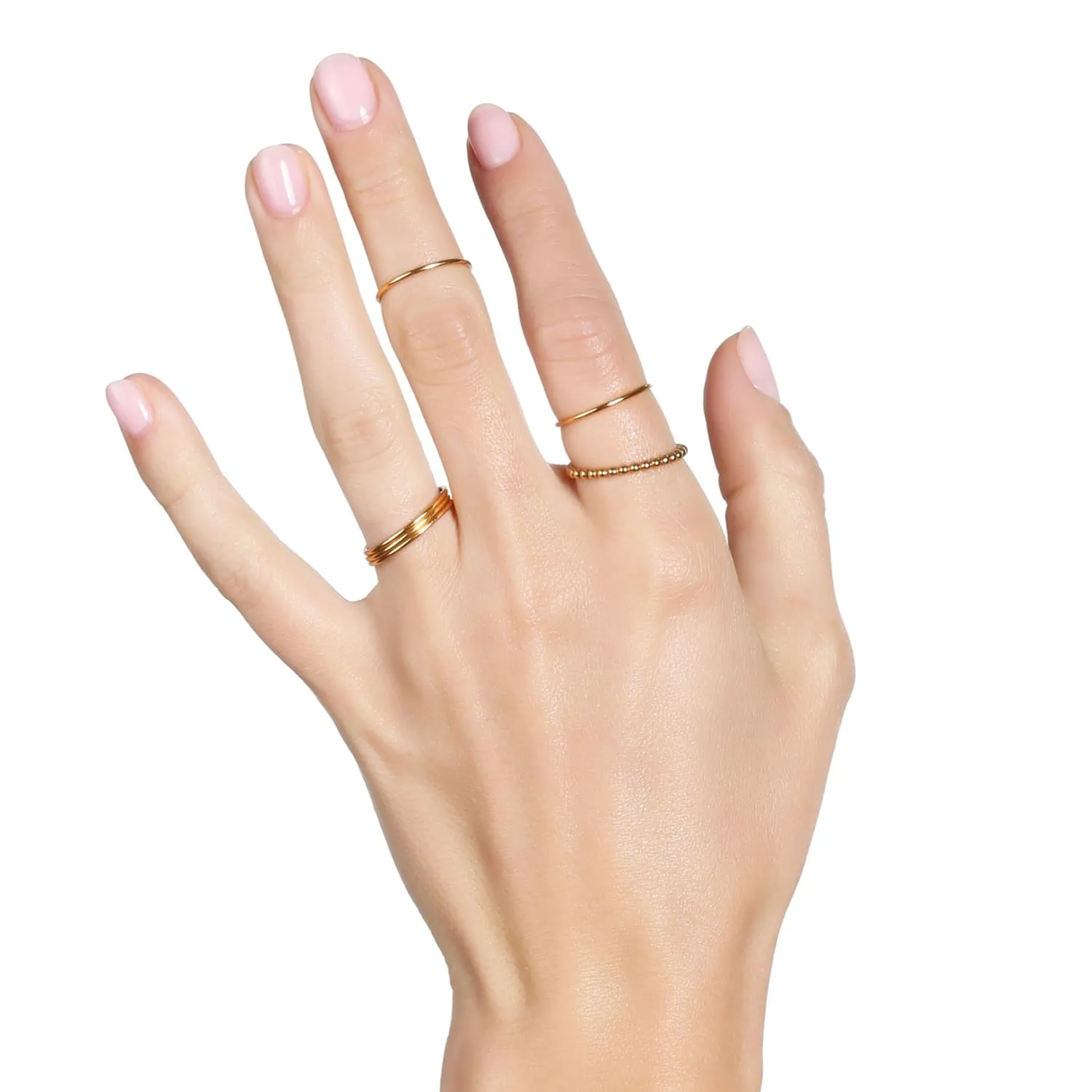 Dainty Gold Filled Stacking Ring 1mm