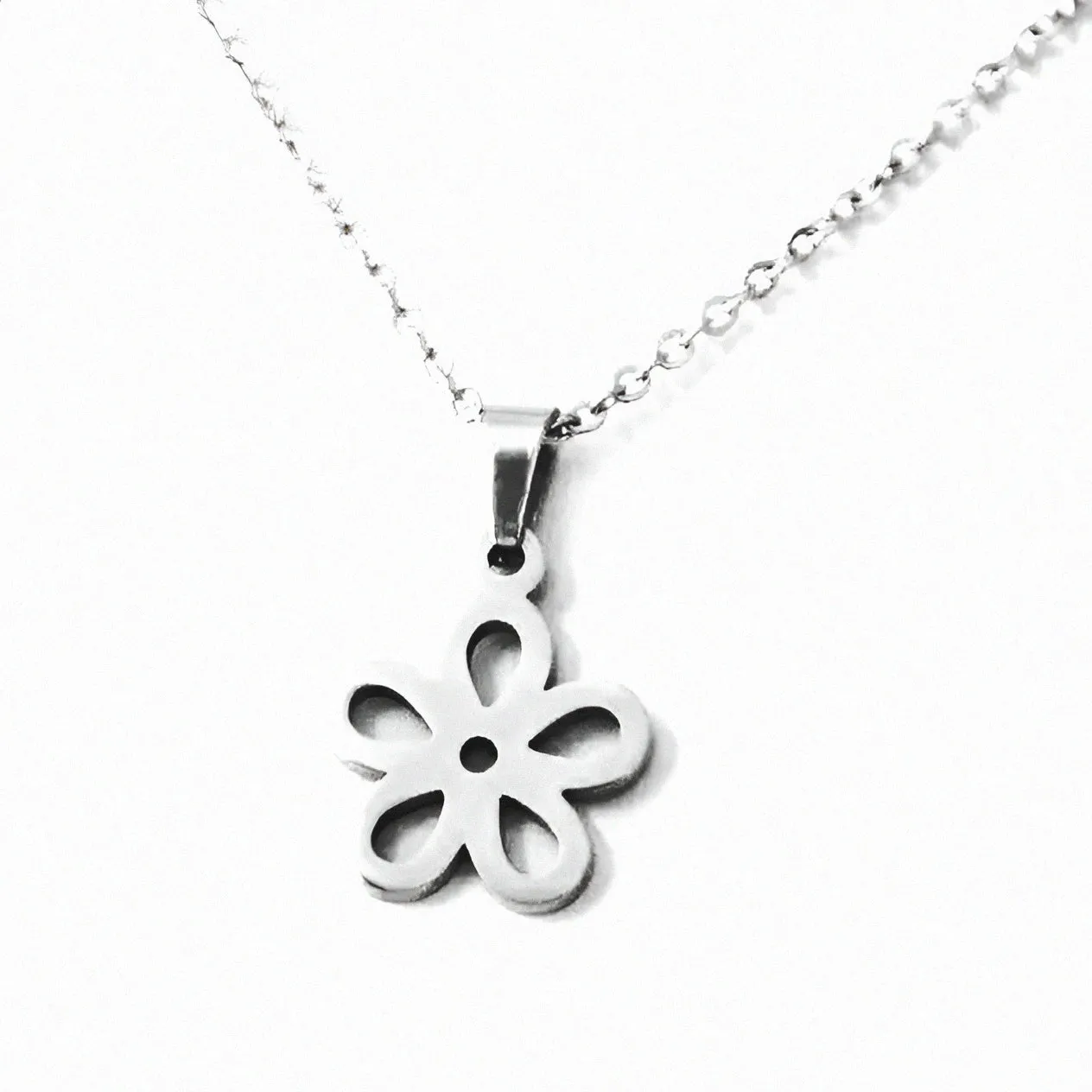 Daisy Necklace Stainless Steel