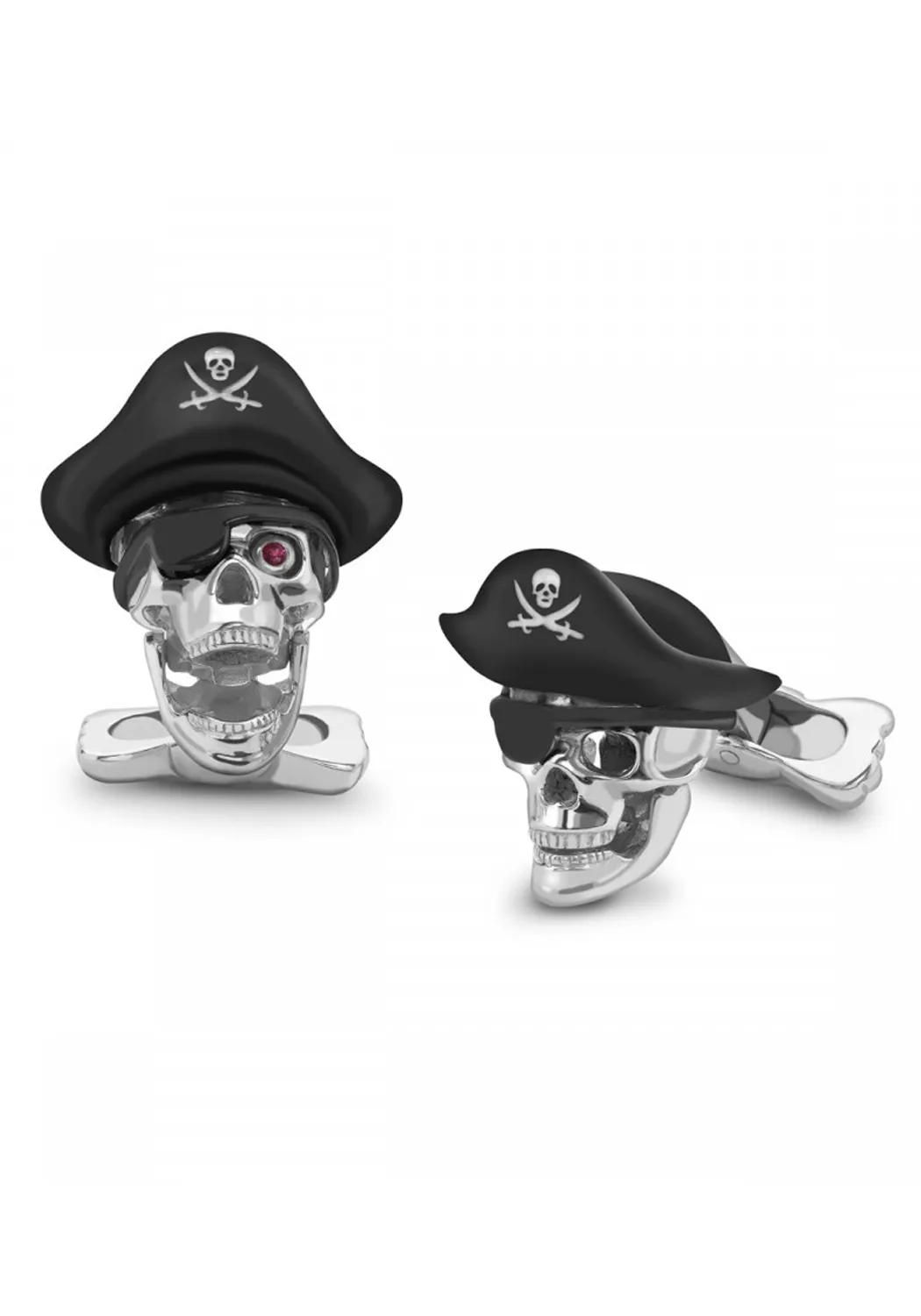 Deakin & Francis Sterling Silver Pirate Cufflinks