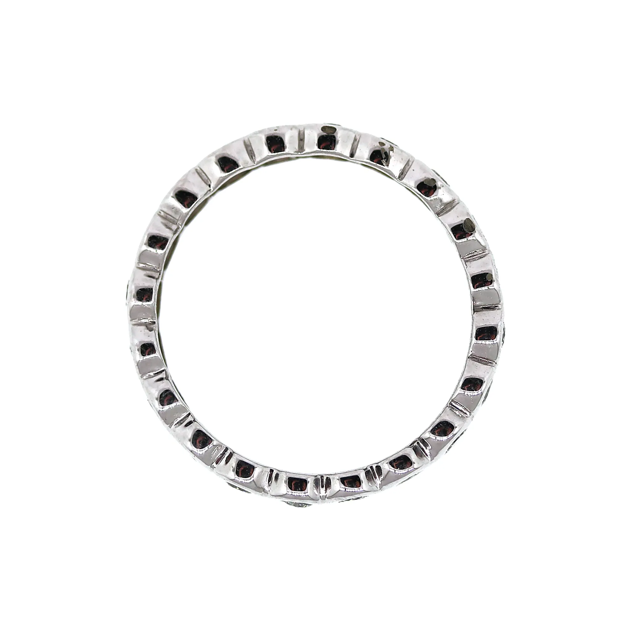 Diamond Bezel Set Eternity Band in 14k Gold