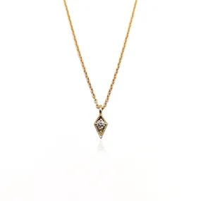 Diamond Charm Pendant, Gold