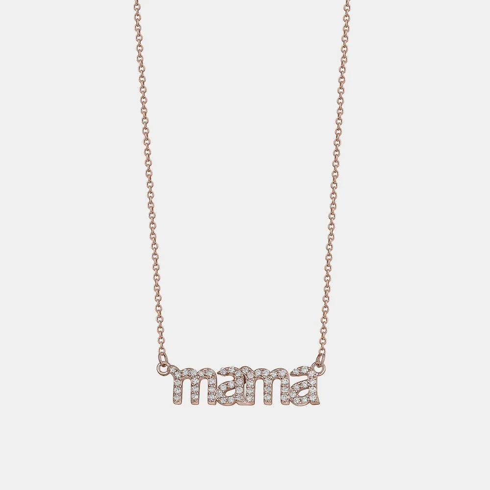 Diamond MAMA Necklace