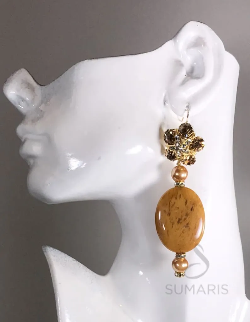 ELEGANCE OOAK STATEMENT EARRINGS