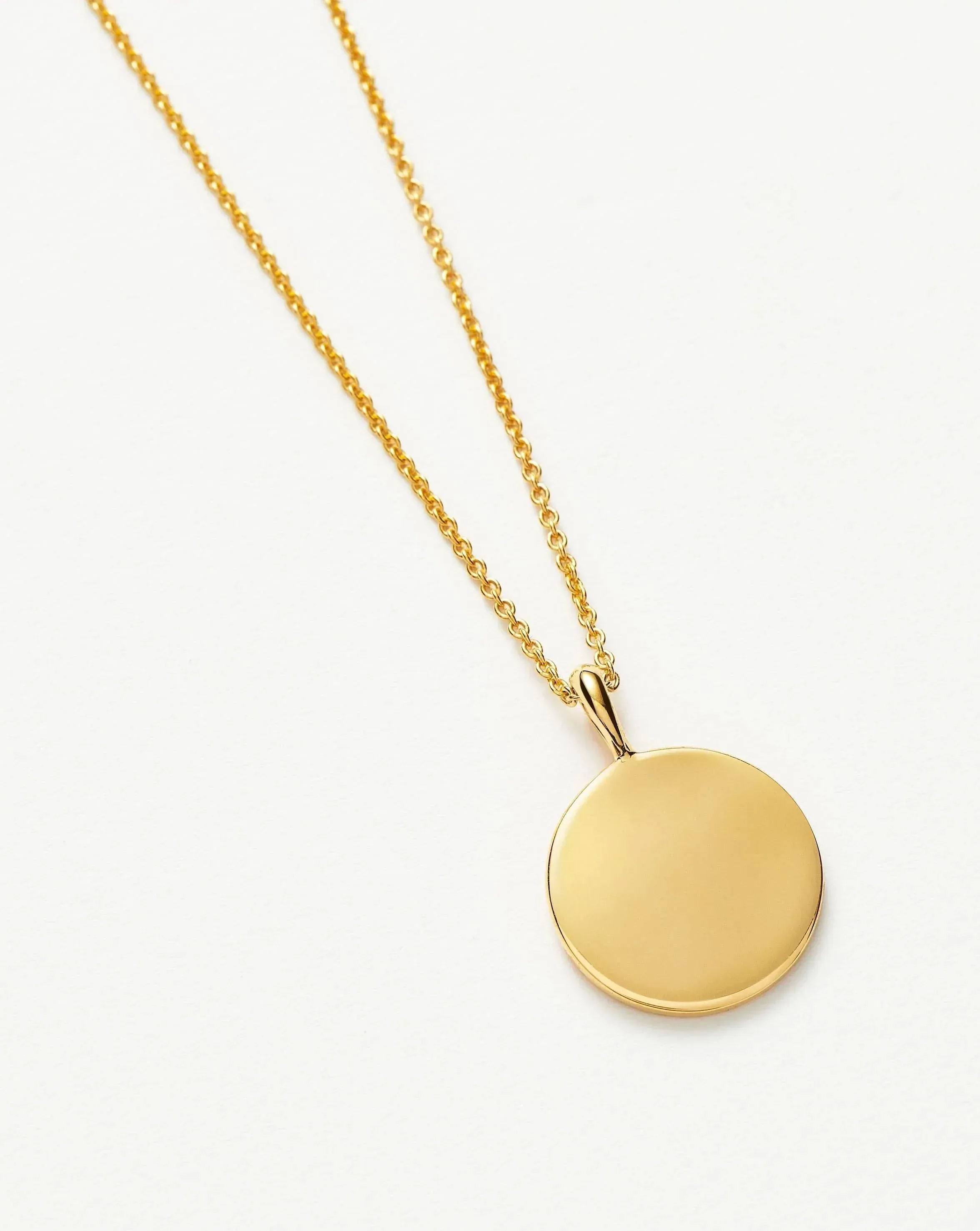 Engravable Round Necklace