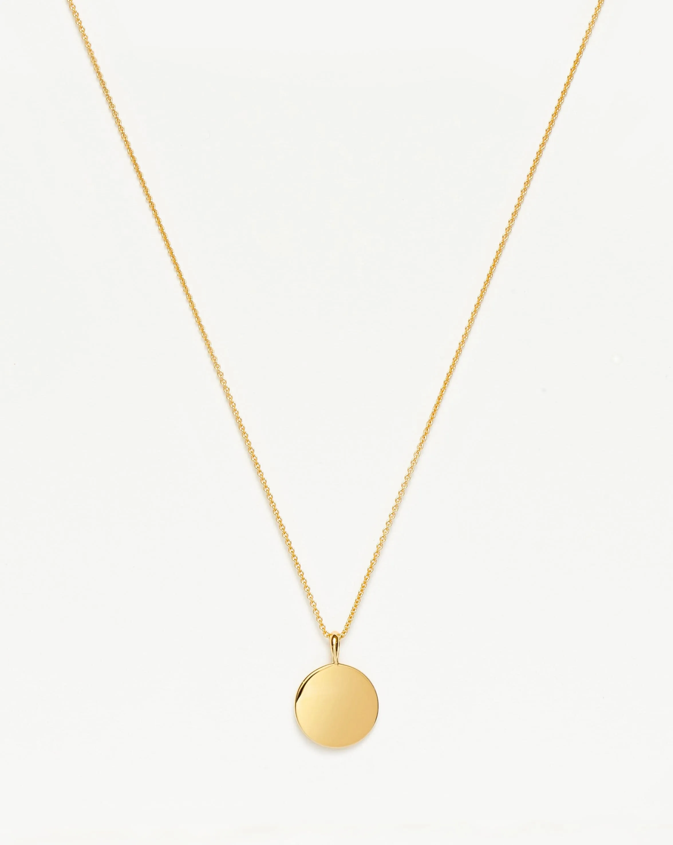 Engravable Round Necklace