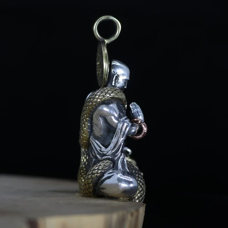 Fearless Shaolin Monk Pendant