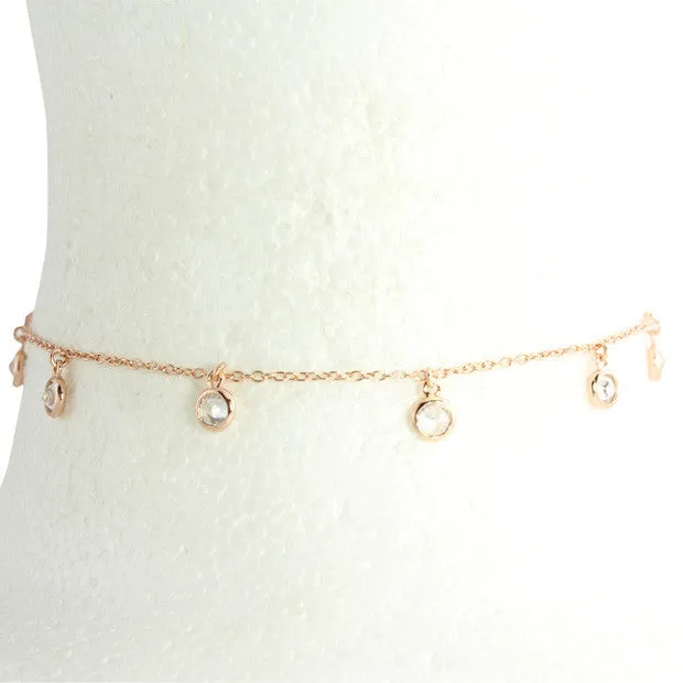 FLOATING DIAMONDS CHOKER NECKLACE