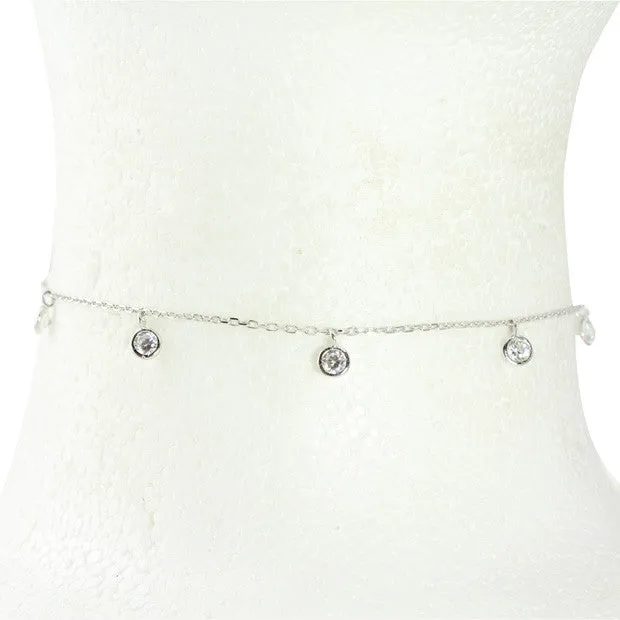 FLOATING DIAMONDS CHOKER NECKLACE