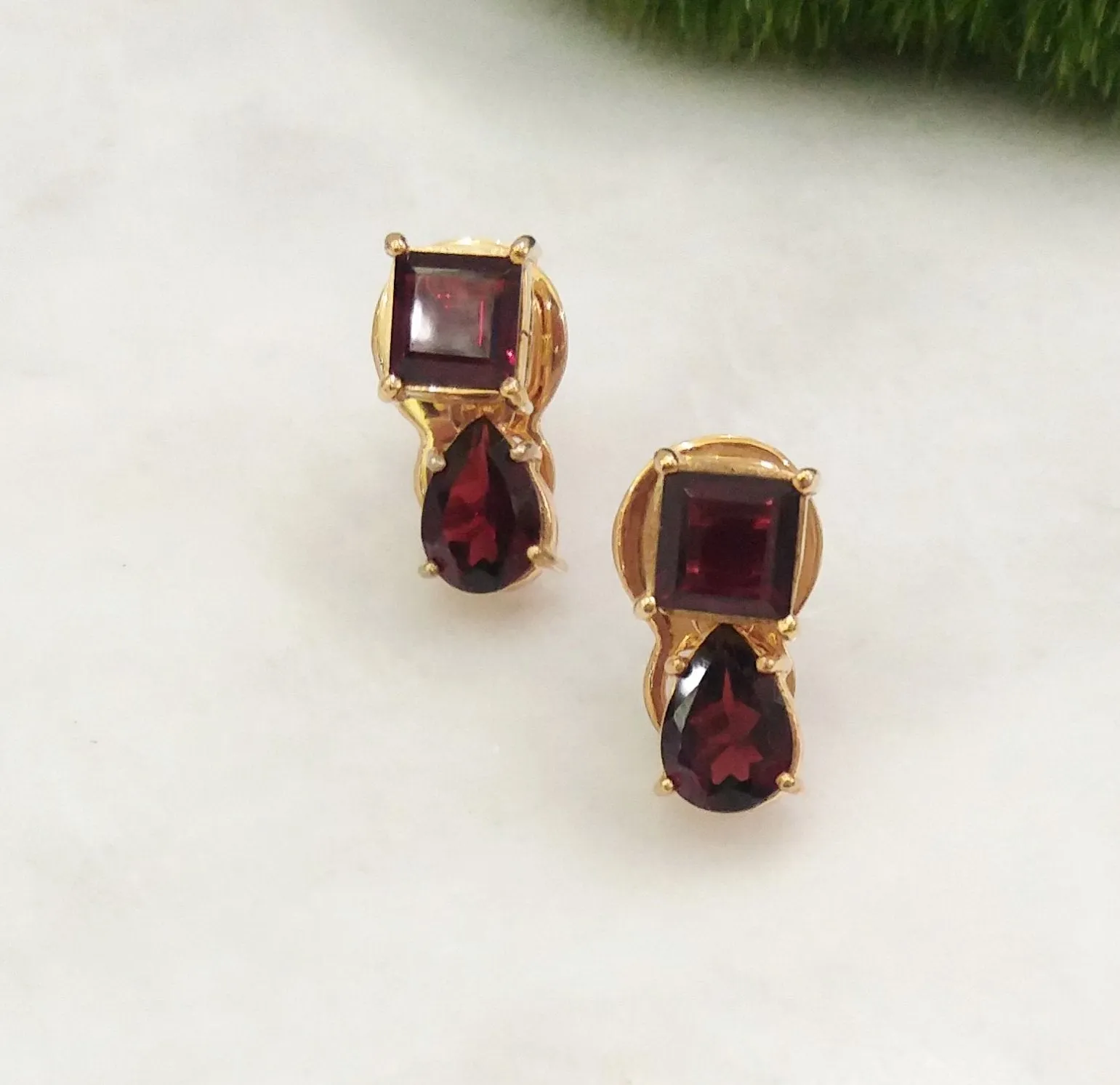 Garnet Separates Earrings