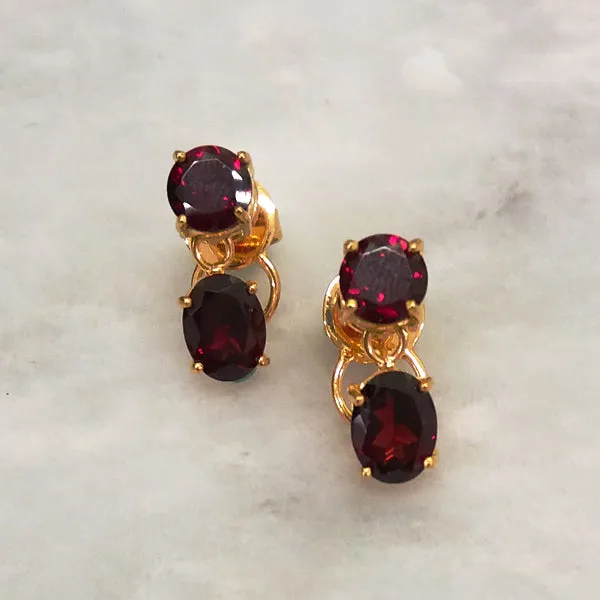 Garnet Separates Earrings