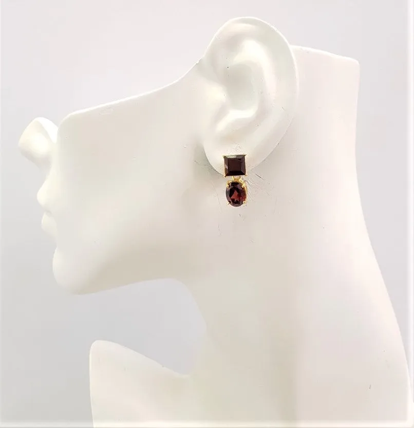 Garnet Separates Earrings