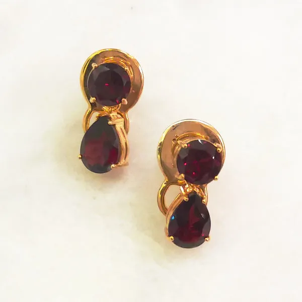 Garnet Separates Earrings